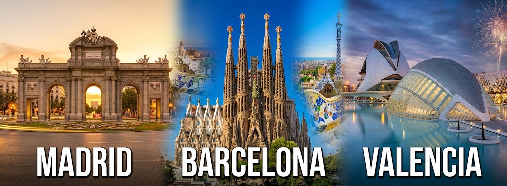 Madrid, Barcelona y Valencia — ciudades de España donde podrás vivir y trabajar